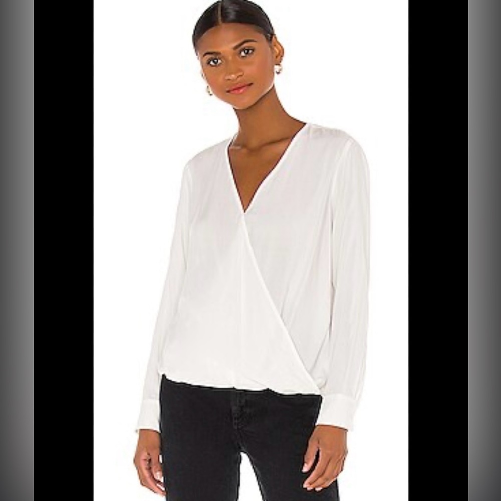 Halogen Wrap Top Sz L